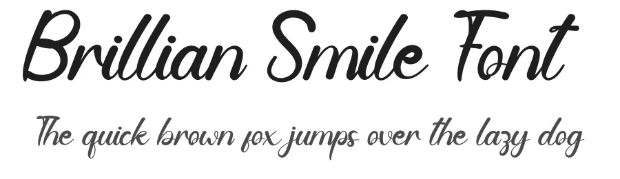 Brillian Smile Font by andikastudio — Script Handwritten Font