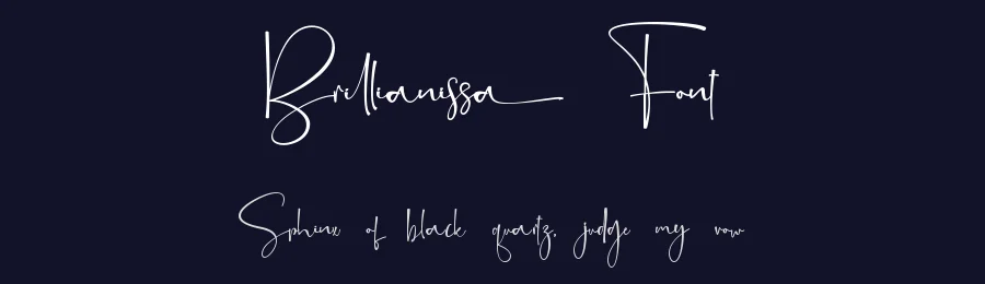 Brillianissa Font by Thomas Aradea — Script Handwritten Font — thumbnail 2