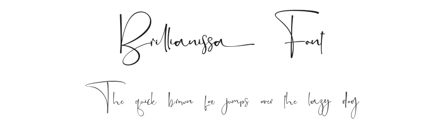 Brillianissa Font by Thomas Aradea — Script Handwritten Font