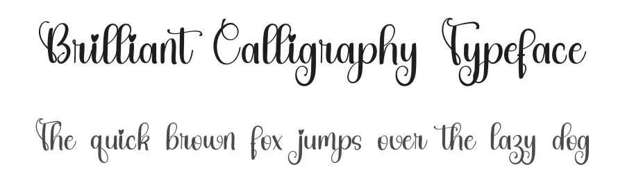 Brilliant Calligraphy Typeface by inermediaSTUDIO — Script Handwritten Font