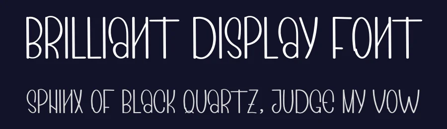 Brilliant Display Font by inermediaSTUDIO — Display Font — thumbnail 2