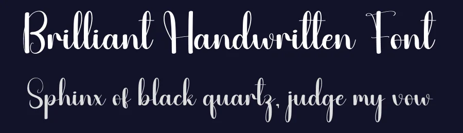 Brilliant Handwritten Font by andikastudio — Script Handwritten Font — thumbnail 2