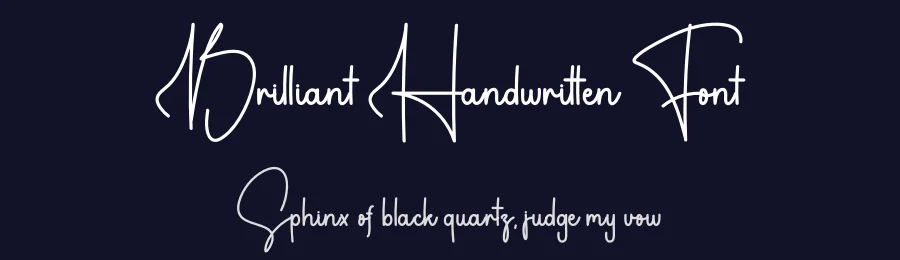 Brilliant Handwritten Font by freshtypeink — Script Handwritten Font — thumbnail 2