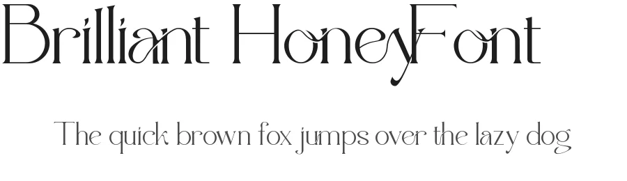 Brilliant Honey Font by noahtype — Display Font