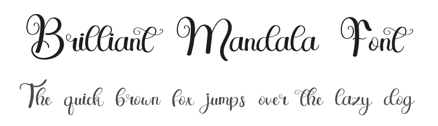 Brilliant Mandala Font by Eddy Goodboy — Script Handwritten Font