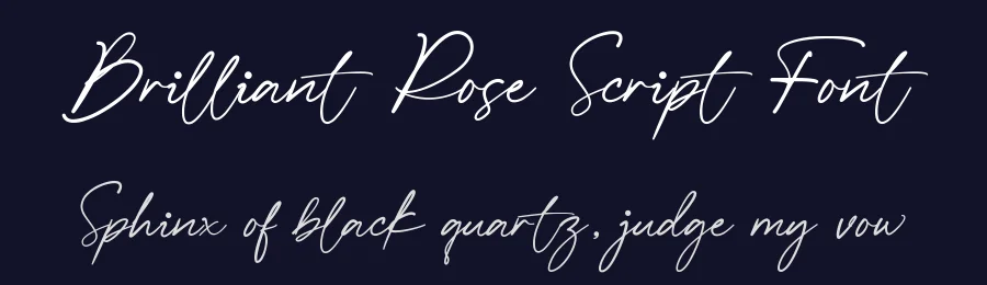 Brilliant Rose Script Font by wibisono2001 — Decorative Font — thumbnail 2