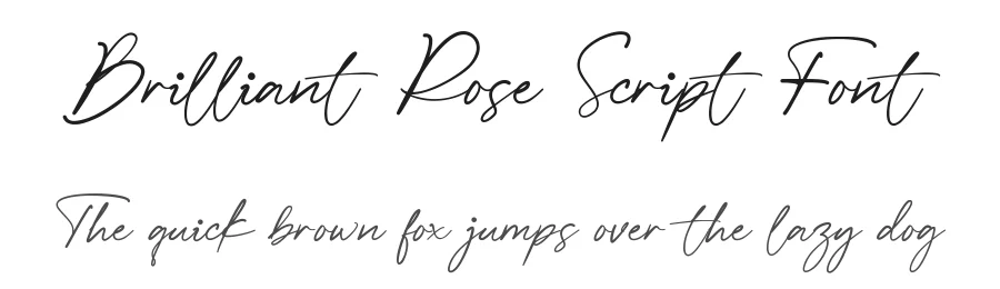 Brilliant Rose Script Font by wibisono2001 — Decorative Font