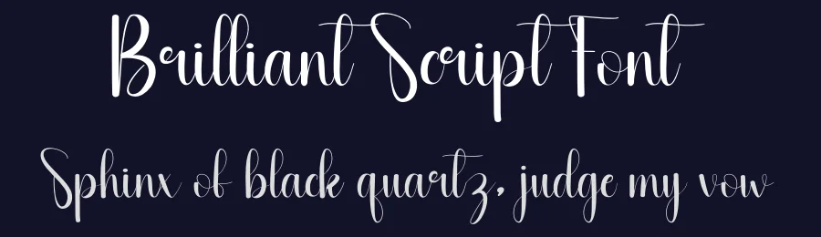 Brilliant Script Font by andikastudio — Script Handwritten Font — thumbnail 2