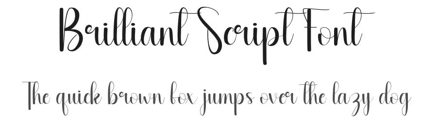 Brilliant Script Font by andikastudio — Script Handwritten Font