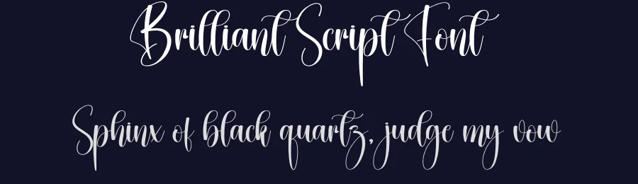 Brilliant Script Font by creativeletter — Script Handwritten Font — thumbnail 2