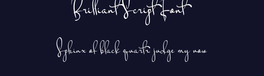Brilliant Script Font by levincreative — Script Handwritten Font — thumbnail 2