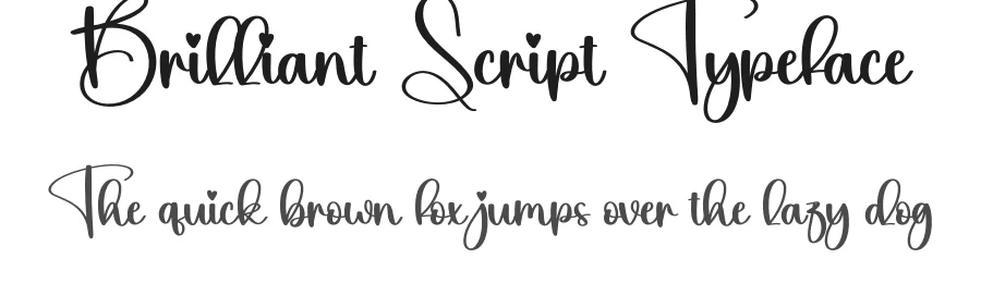Brilliant Script Typeface by creativeletter — Script Handwritten Font