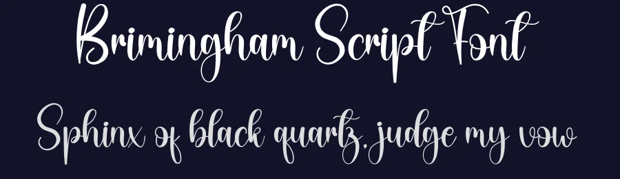 Brimingham Script Font by creativeletter — Script Handwritten Font — thumbnail 2