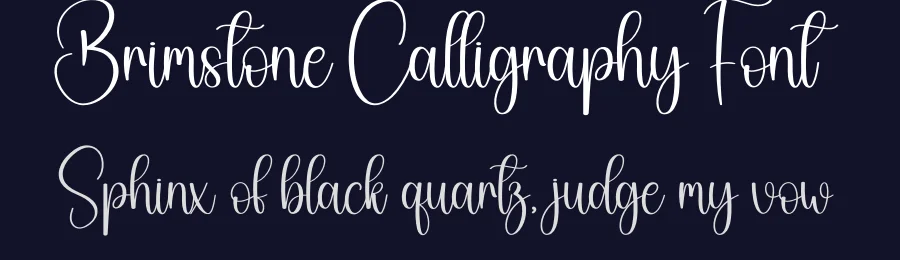 Brimstone Calligraphy Font by creativeletter — Script Handwritten Font — thumbnail 2