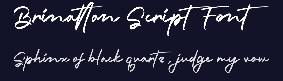 Brinattan Script Font by Rantautype — Script Handwritten Font — thumbnail 2