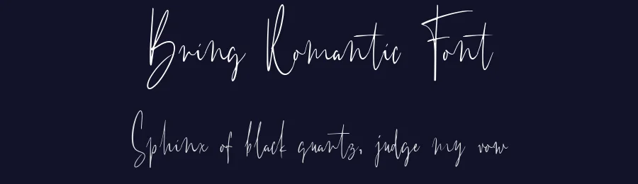 Bring Romantic Font by Letterhend Studio — Script Handwritten Font — thumbnail 2