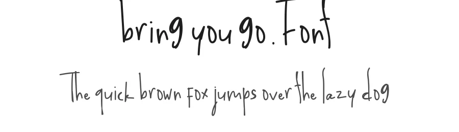 Bring You Go Font by noahtype — Decorative Font