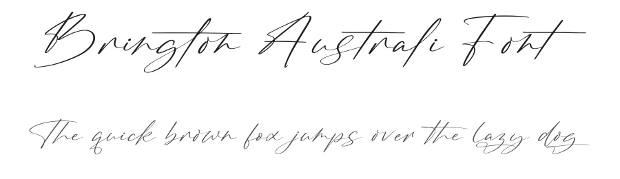 Brington Australi Font by stylishtype.co — Script Handwritten Font