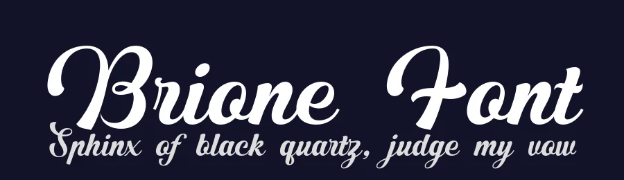 Brione Font by Krisma Graph — Script Handwritten Font — thumbnail 2