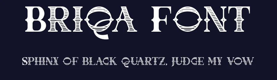 Briqa Font by ErmediaStudio — Decorative Font — thumbnail 2