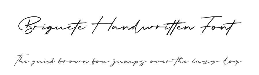 Briquete Handwritten Font by Bluetype — Script Handwritten Font