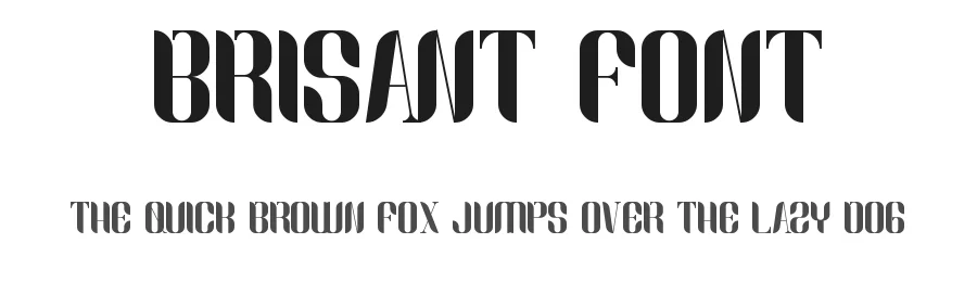 Brisant Font by VinType β Sans Serif Font