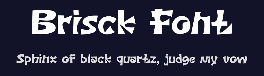Brisck Font by erifqizefont — Decorative Font — thumbnail 2