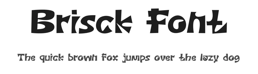 Brisck Font by erifqizefont โ Decorative Font