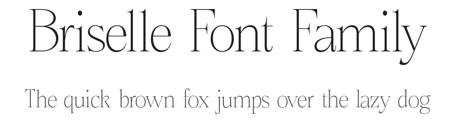 Briselle Font Family by Propertype — Serif Font