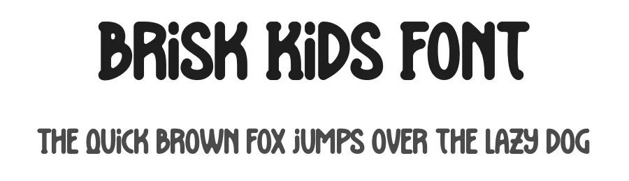 Brisk Kids Font by Maiko Hatta — Decorative Font