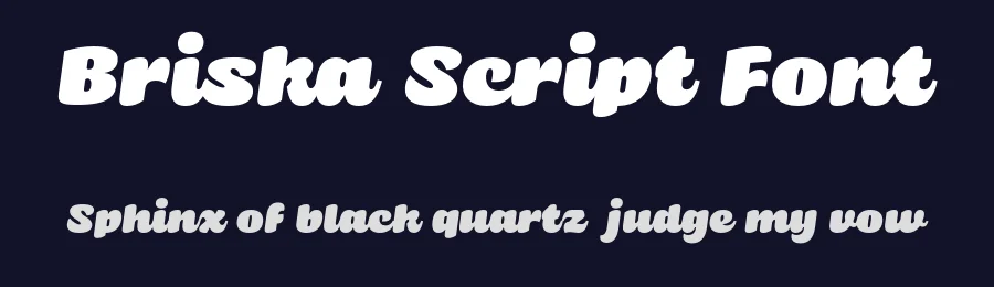 Briska Script Font by genetypeco — Script Handwritten Font — thumbnail 2