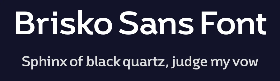 Brisko Sans Font by Tour De Force — Sans Serif Font — thumbnail 2