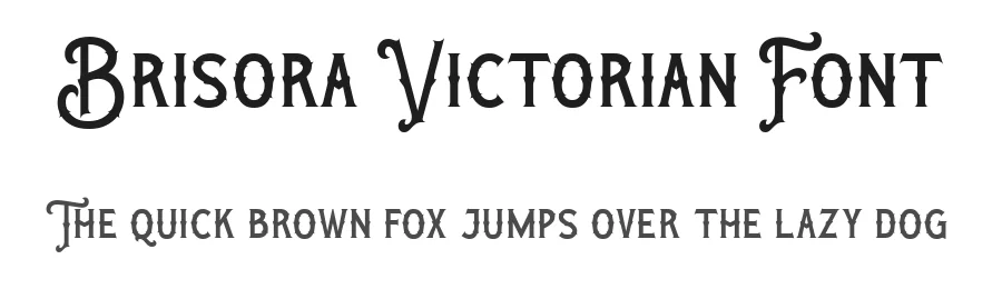 Brisora Victorian Font by TypeClassHeroes — Blackletter Font