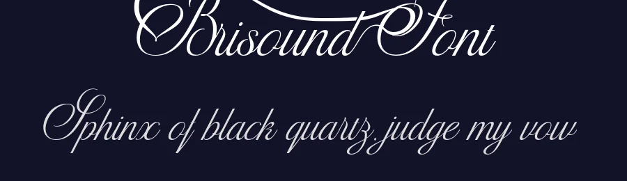 Brisound Font by burntilldead — Script Handwritten Font — thumbnail 2