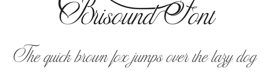 Brisound Font by burntilldead — Script Handwritten Font