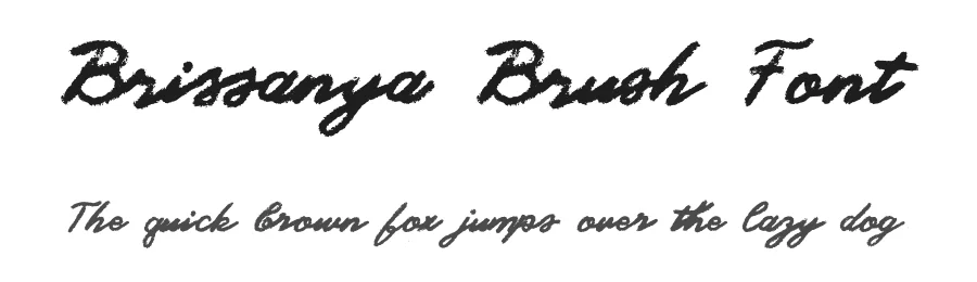 Brissanya Brush Font by Dhabee — Script Handwritten Font