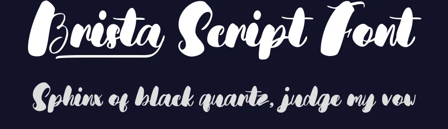 Brista Script Font by vaiminit — Script Handwritten Font — thumbnail 2