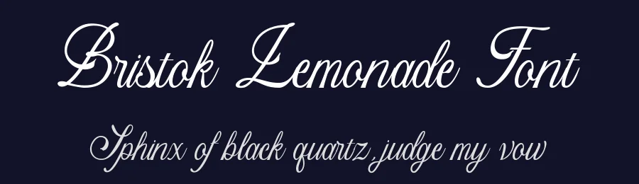 Bristok Lemonade Font by Variatype — Script Handwritten Font — thumbnail 2