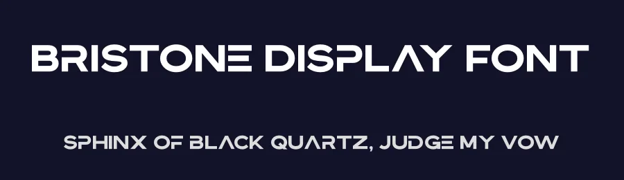 Bristone Display Font by Almarkha Type — Sans Serif Font — thumbnail 2