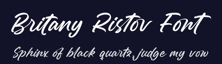 Britany Ristov Font by letterenastudios — Script Handwritten Font — thumbnail 2