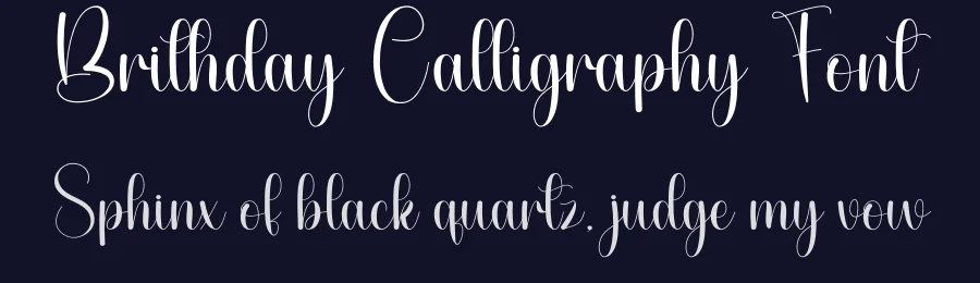 Brithday Calligraphy Font by andikastudio — Script Handwritten Font — thumbnail 2