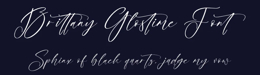 Brittany Glostime Font by letterenastudios — Script Handwritten Font — thumbnail 2