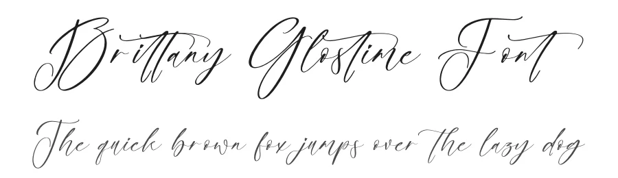 Brittany Glostime Font by letterenastudios — Script Handwritten Font