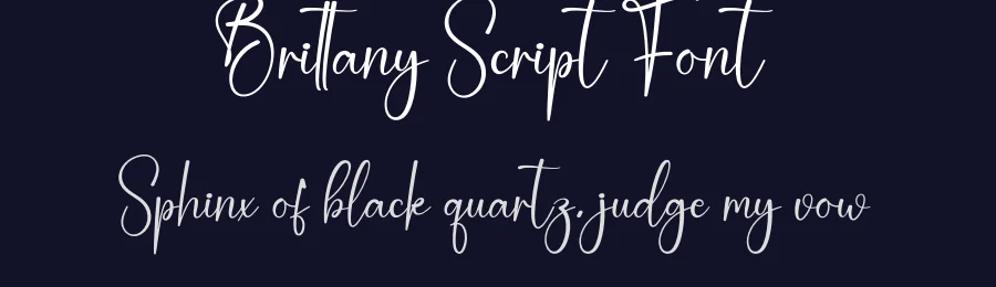 Brittany Script Font by creativeletter — Script Handwritten Font — thumbnail 2