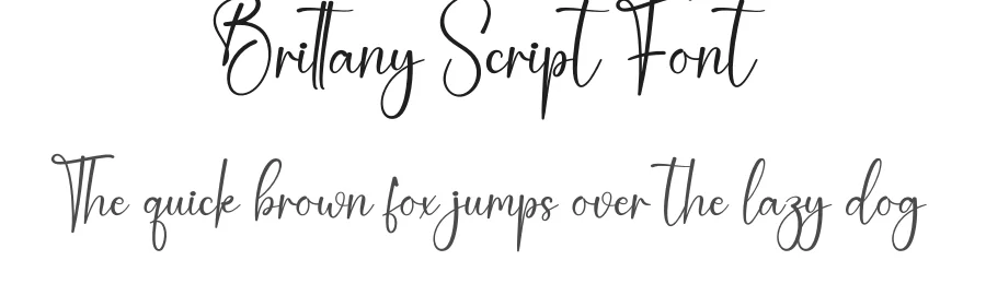 Brittany Script Font by creativeletter — Script Handwritten Font