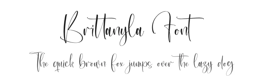 Brittanyla Font by perspectype — Script Handwritten Font