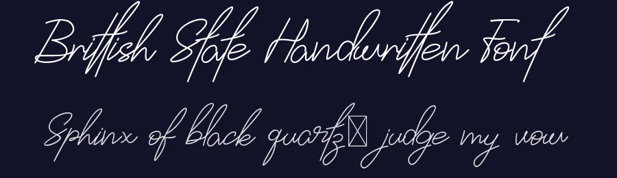 Brittish State Handwritten Font by Pradipta Creative — Script Handwritten Font — thumbnail 2