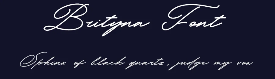 Brityna Font by Rantautype — Script Handwritten Font — thumbnail 2