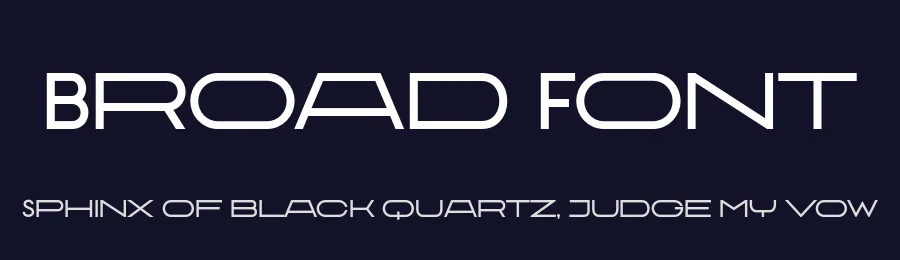 Broad Font by Sensatype Studio — Sans Serif Font — thumbnail 2