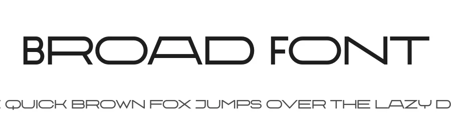 Broad Font by Sensatype Studio — Sans Serif Font